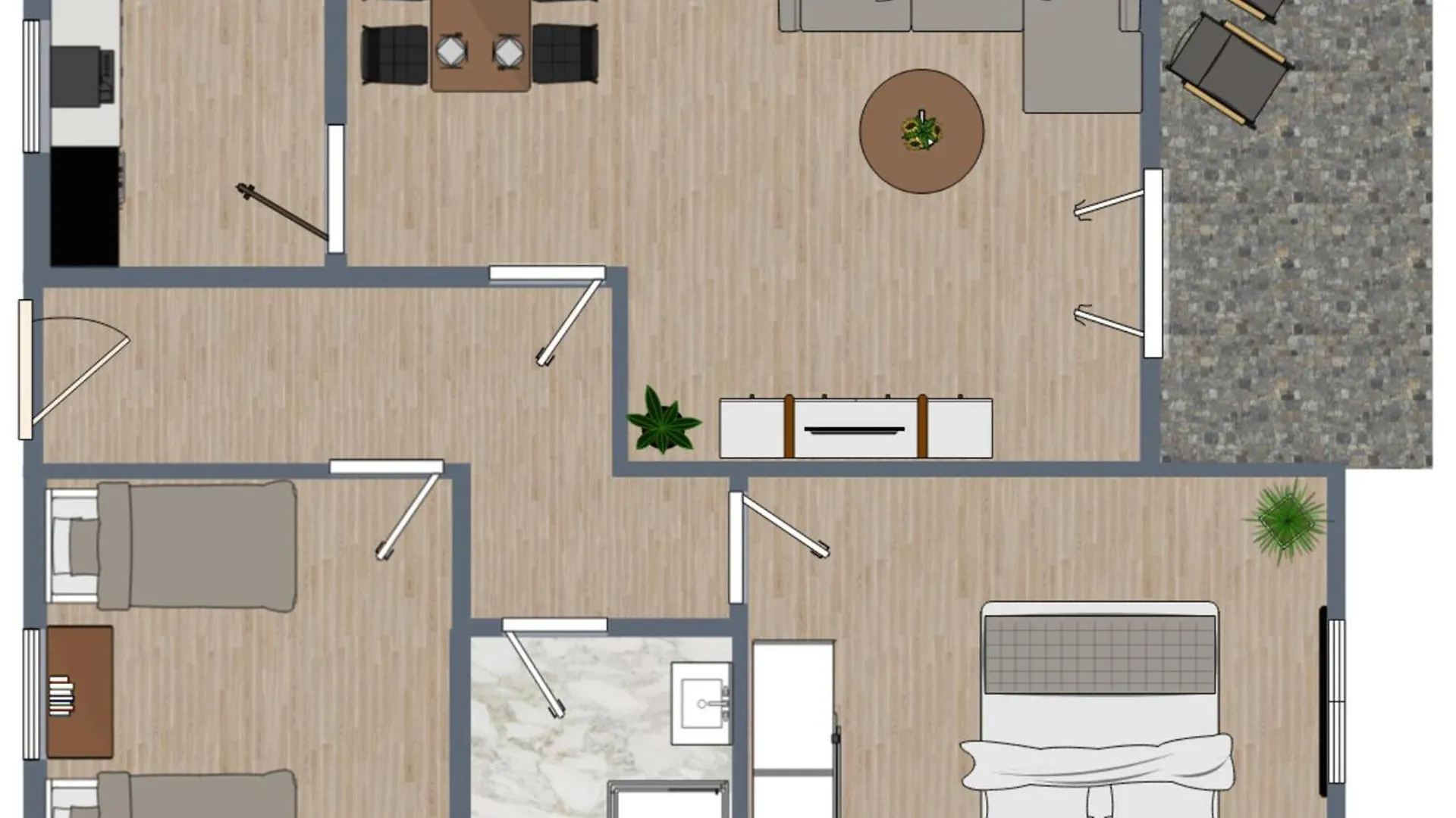 Ferienhaus Nr 12, Kategorie Komfort, Feriendorf Hochbergle, Allgaeu Bichel 0*,